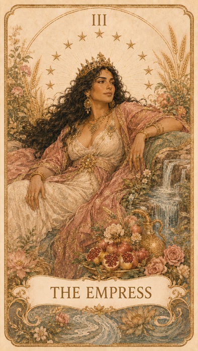 The Empress — Major Arcana III in the Mama Blue Tarot deck